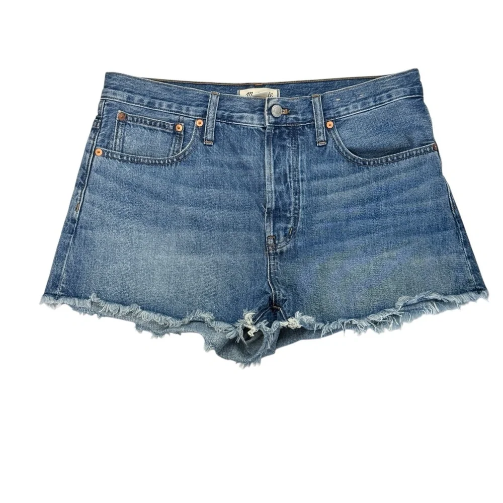 Madewell Relaxed Denim Shorts High Rise Casual Summer Jean Shorts Women's Sz 29 - Picture 3 of 10